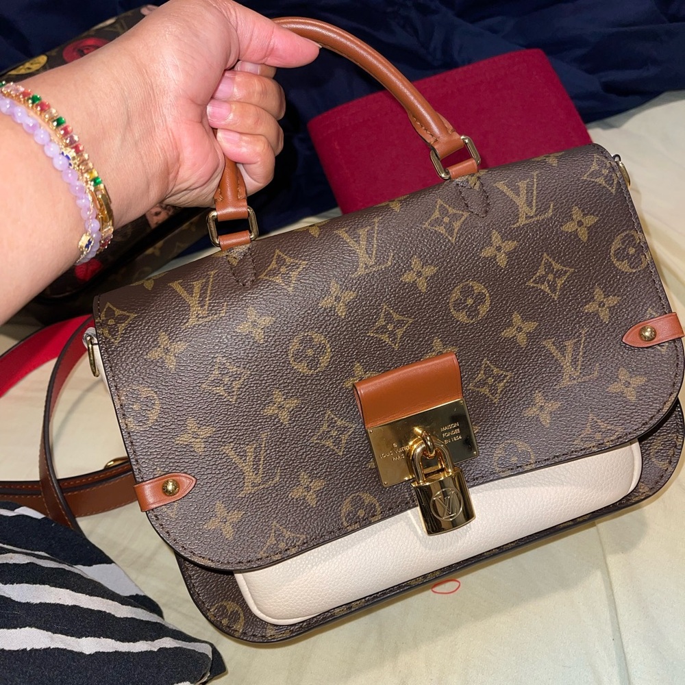 Louise Vuitton two way body bag